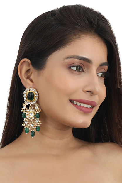 Floral Embellished Earrings 