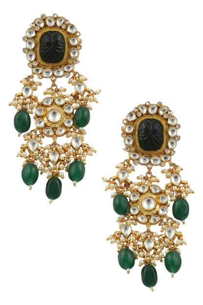 Floral Embellished Earrings 