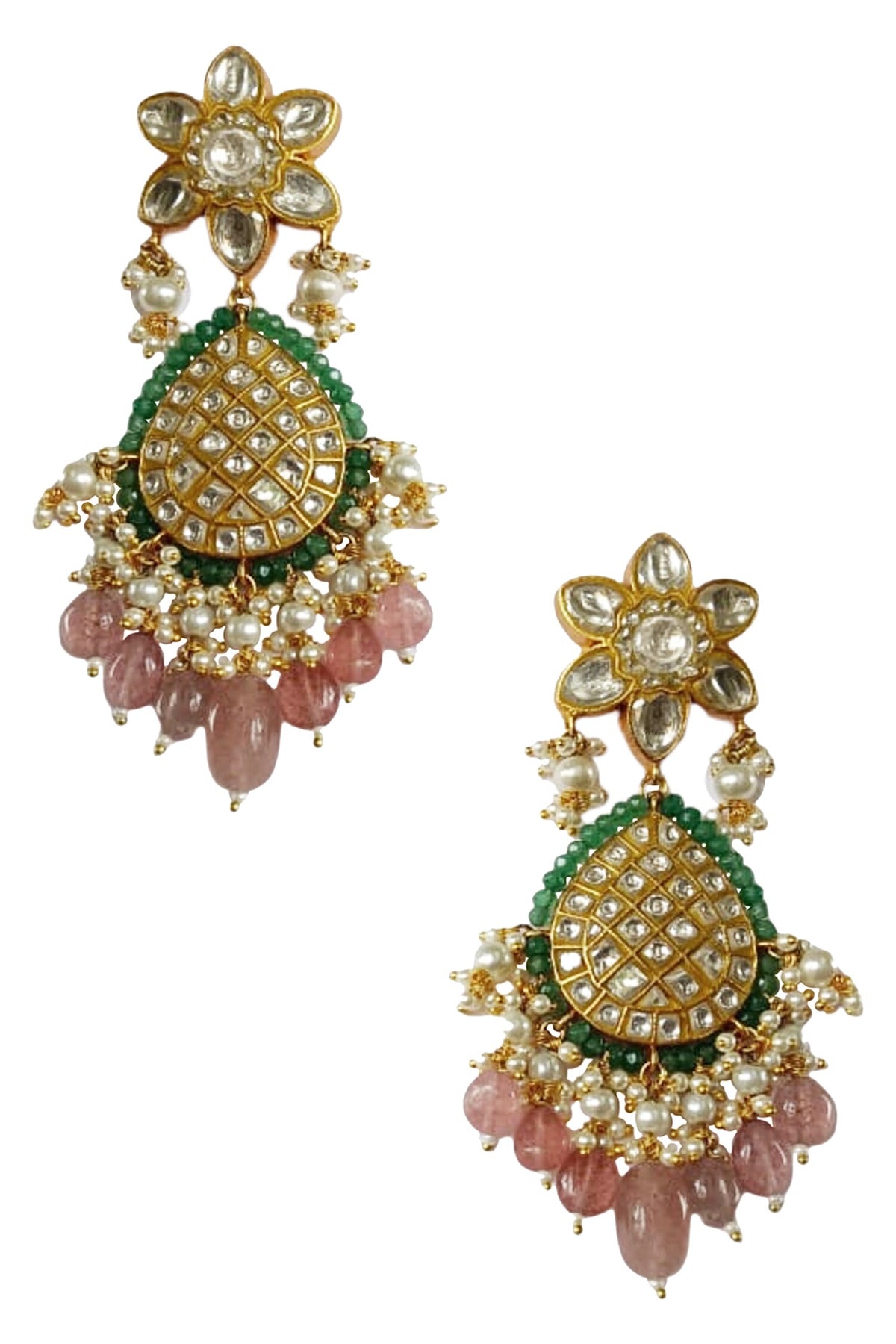 Jadtar Stone Earrings 