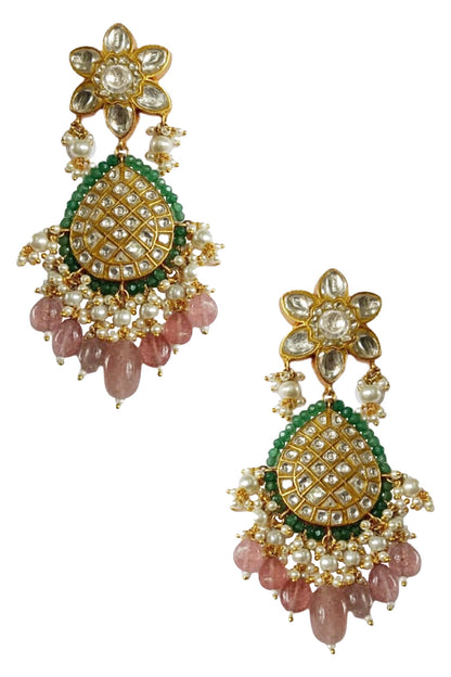 Jadtar Stone Earrings 