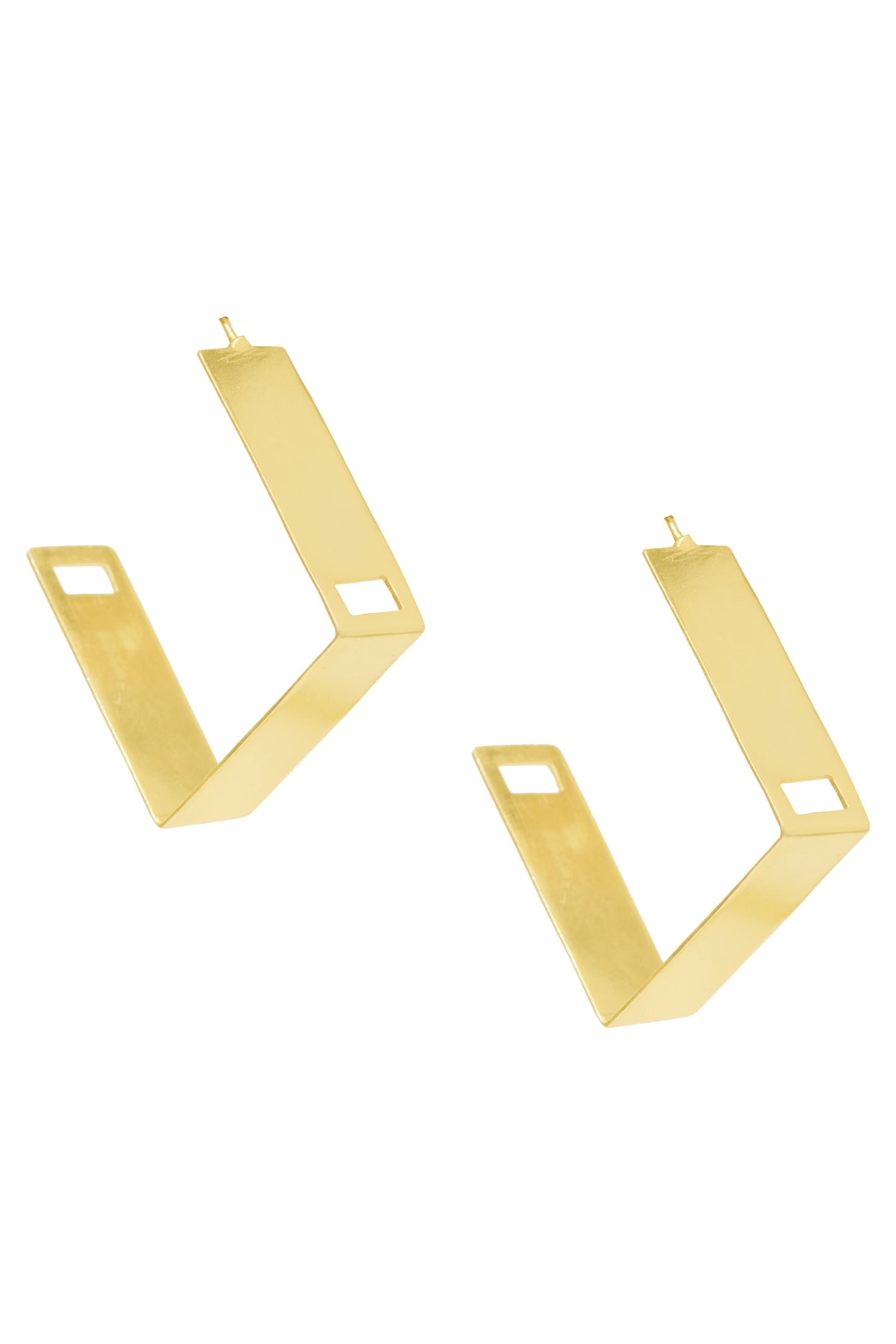 Geometric Hoop Earrings 