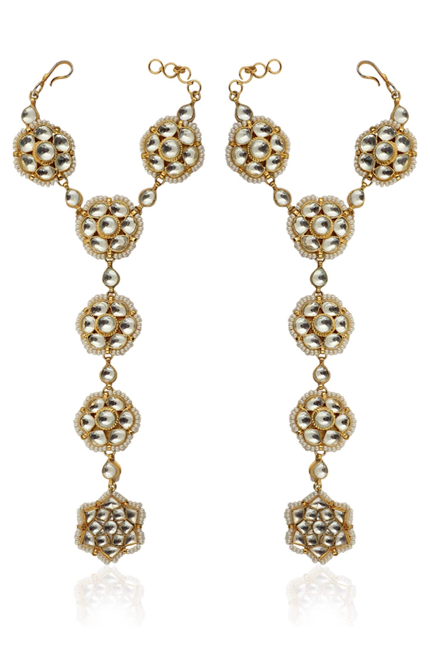 Floral Motif Hathphools - Set of 2 