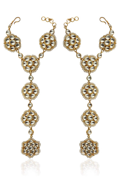 Floral Motif Hathphools - Set of 2 