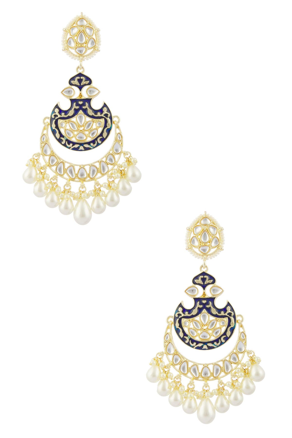 Kundan Meenakari Danglers 