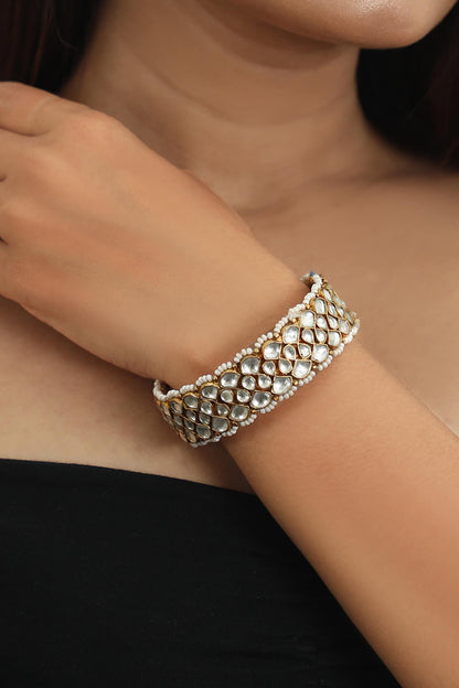 Pearl Embellished Bangle 