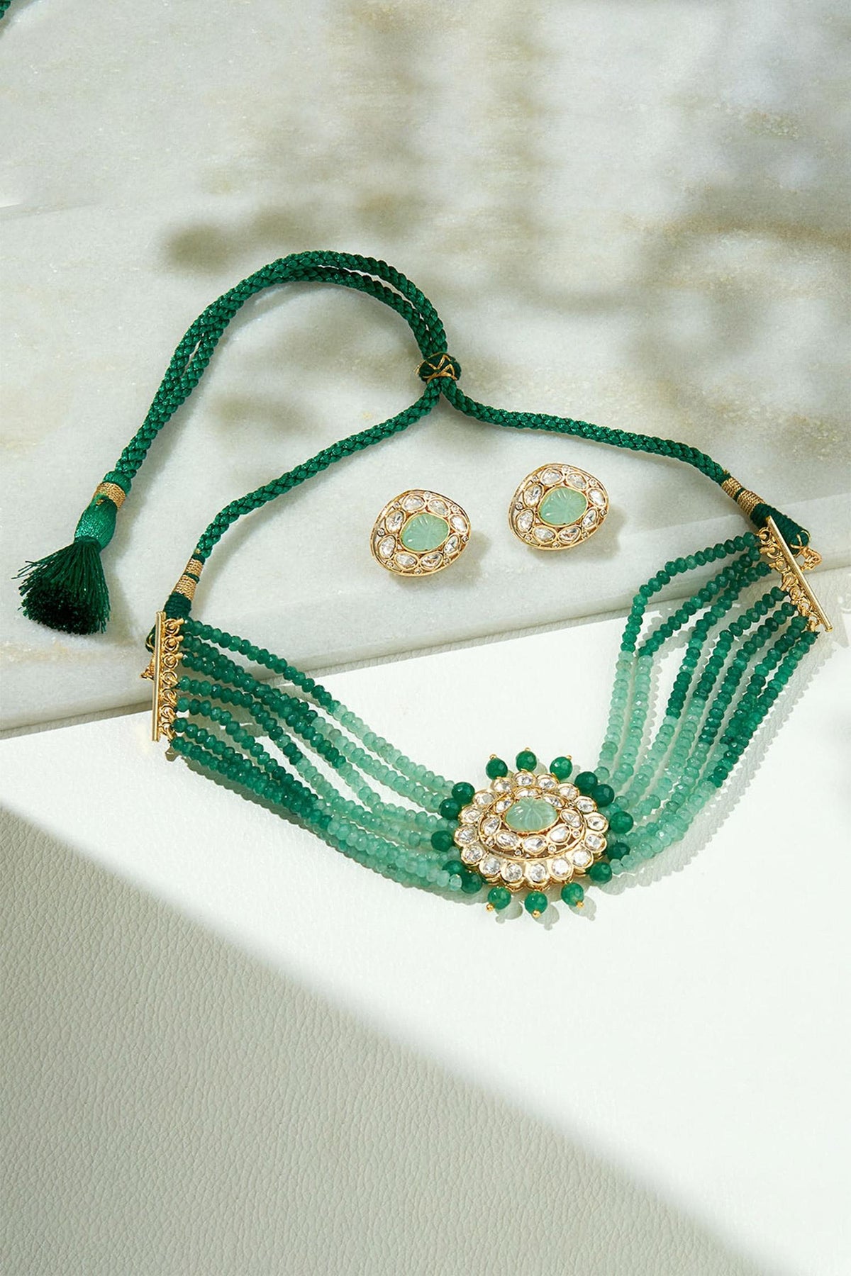 Multi-Layered Shaded Choker Set 