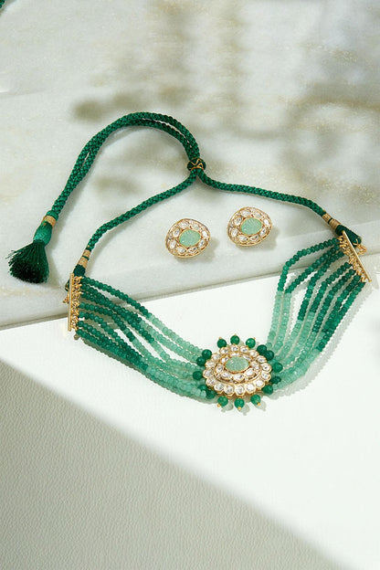 Multi-Layered Shaded Choker Set 