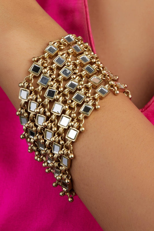 Mirror Studded Ocean Bracelet 
