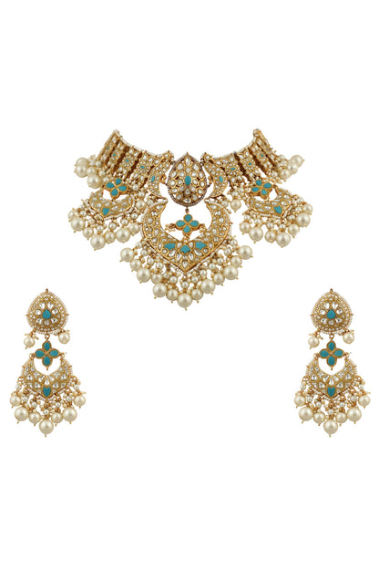 Pearl Drop Necklace Set 