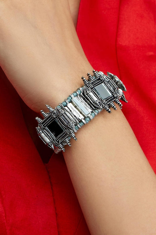 Naaz Mirror Embellished Bracelet 