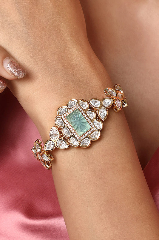 Kundan Polki Embellished Bracelet 