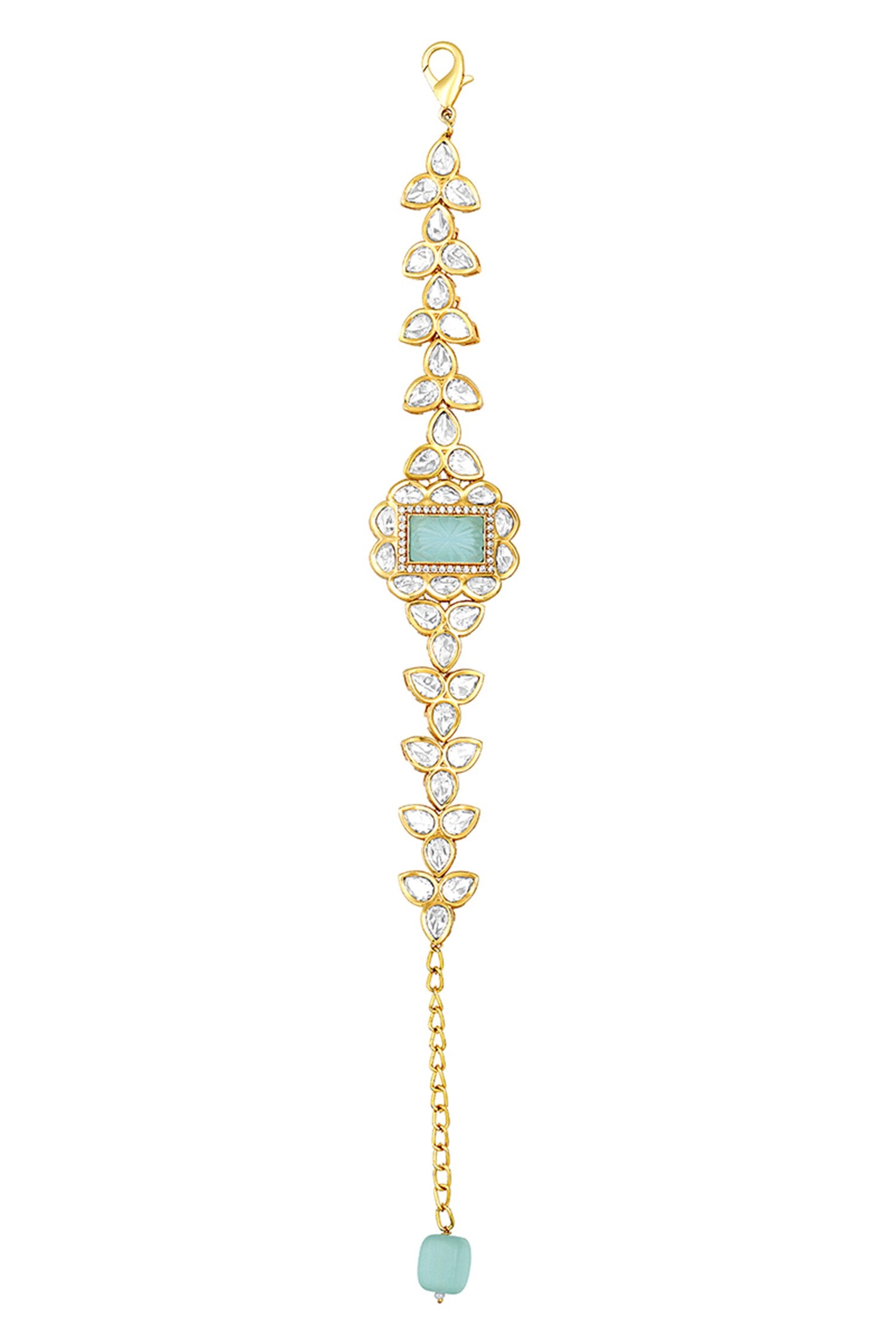 Kundan Polki Embellished Bracelet 