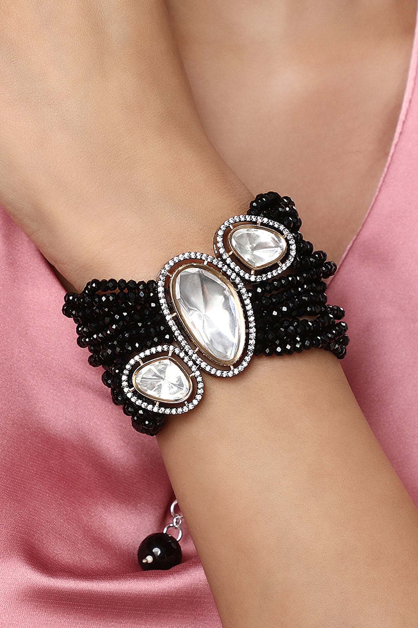 Italian Crystal Embellished Bracelet 
