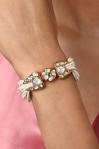 Kediya Moti Embellished Bracelet 