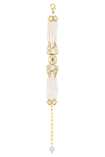 Kediya Moti Embellished Bracelet 