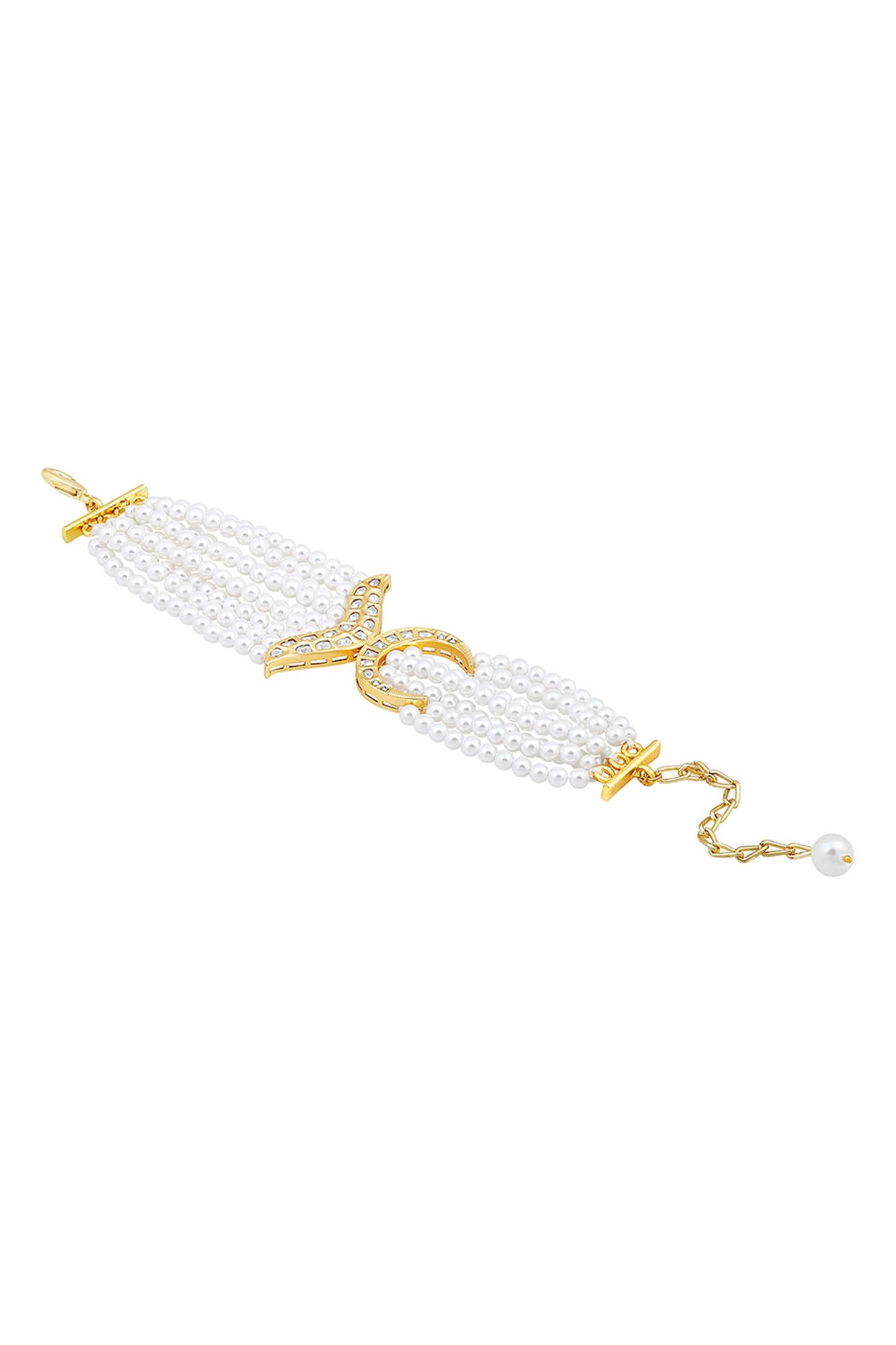 Kediya Moti Embellished Bracelet 