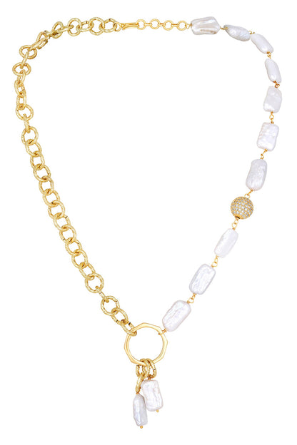 Baroque Pearl Strand Necklace 