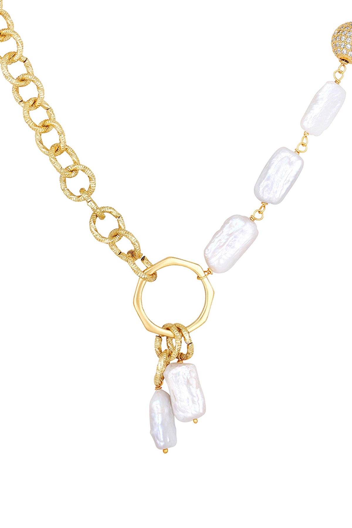 Baroque Pearl Strand Necklace 