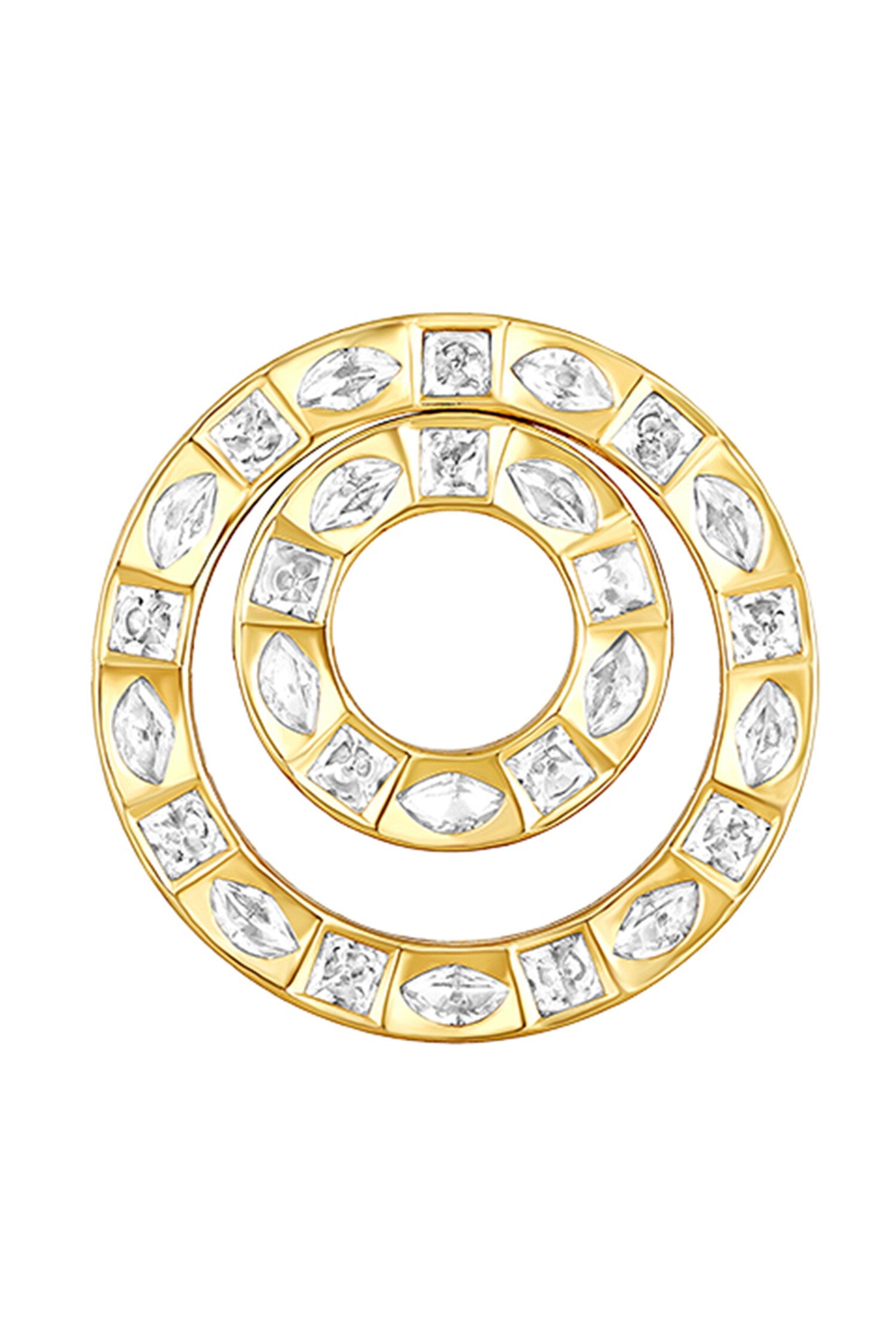 Kundan Polki Studded Pendant Necklace Set 
