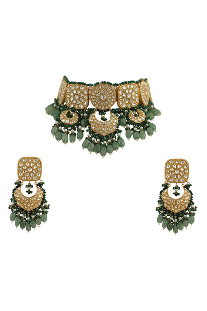 Jadtar Stone Choker Set 