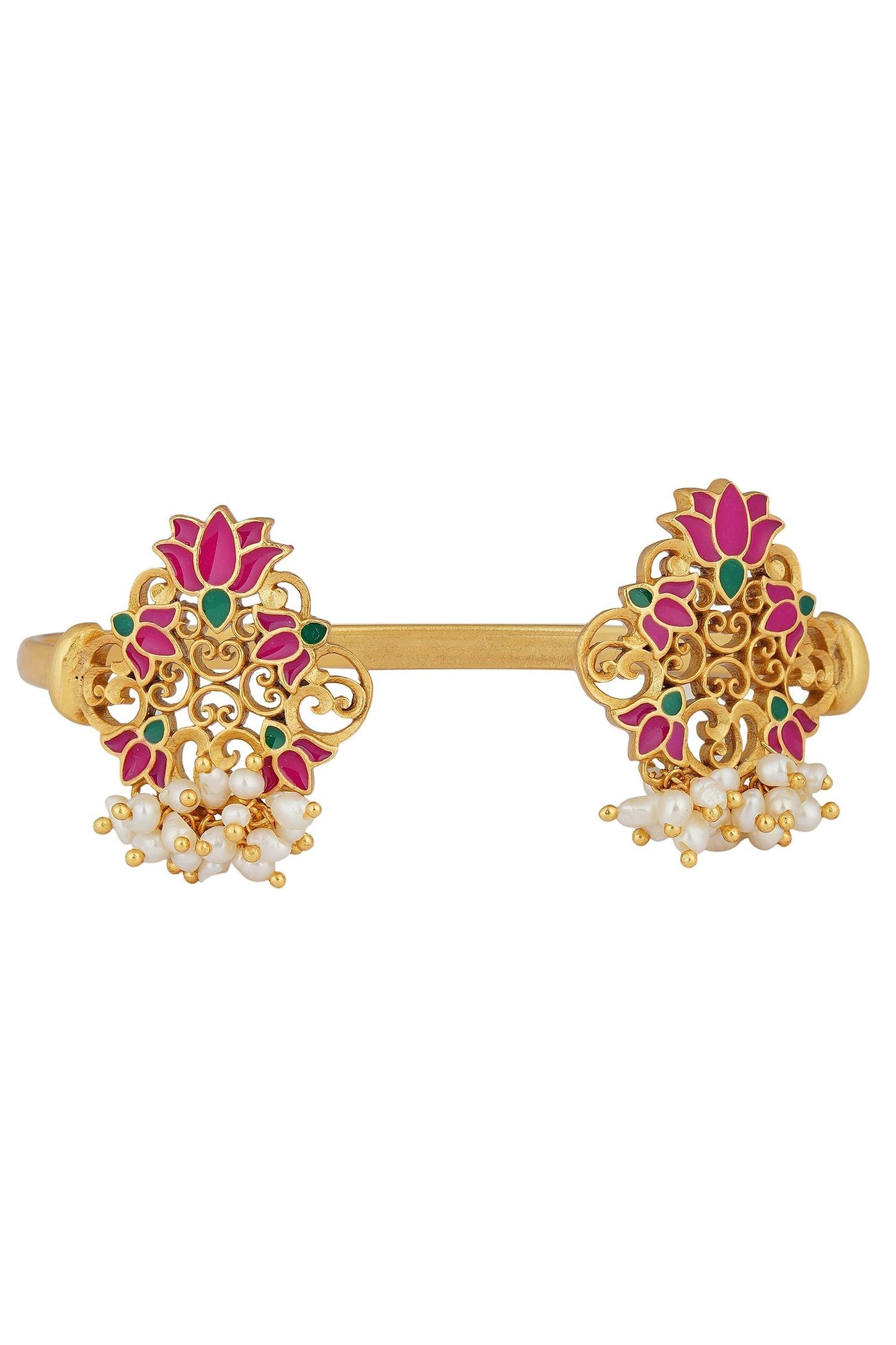 Glory Lotus Cuff Bracelet 