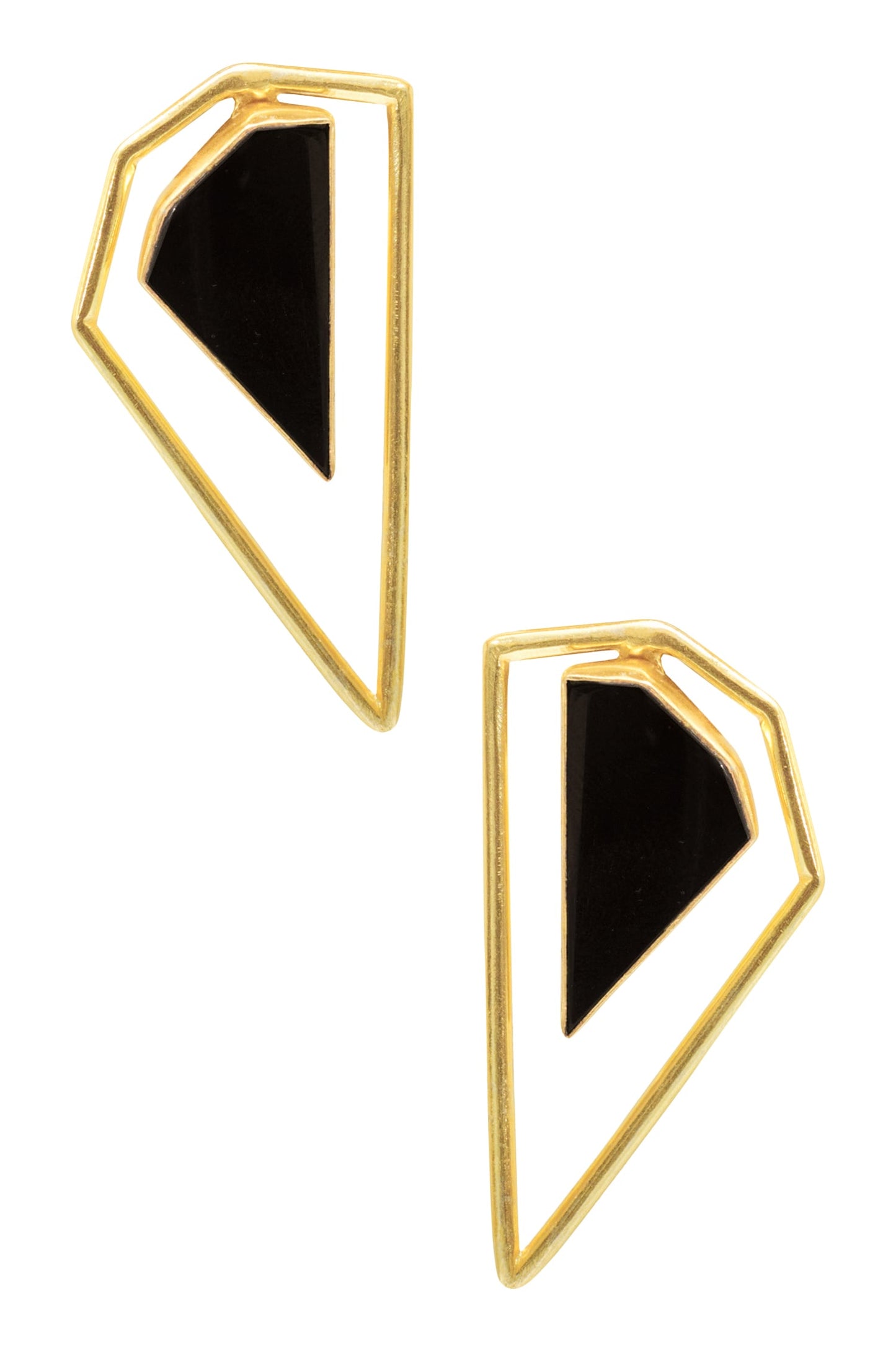 Geometric Stone Earrings 