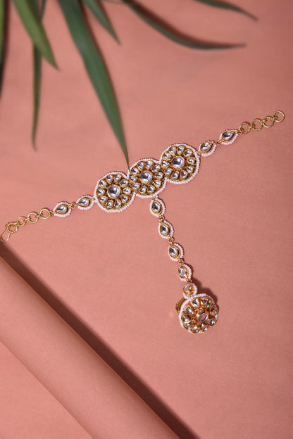 Kundan Embellished Hathphool 
