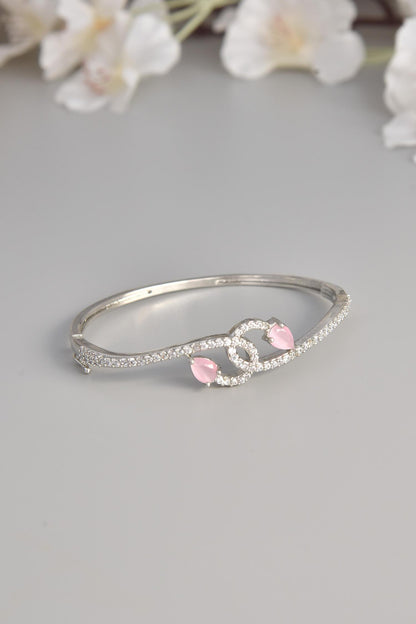 Rose Quartz Embellished Bracelet 
