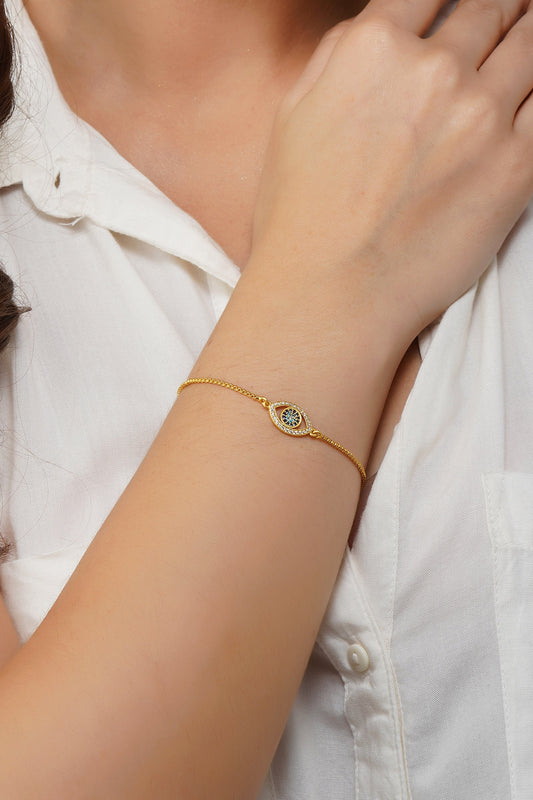 Evil Eye Embellished Bracelet 
