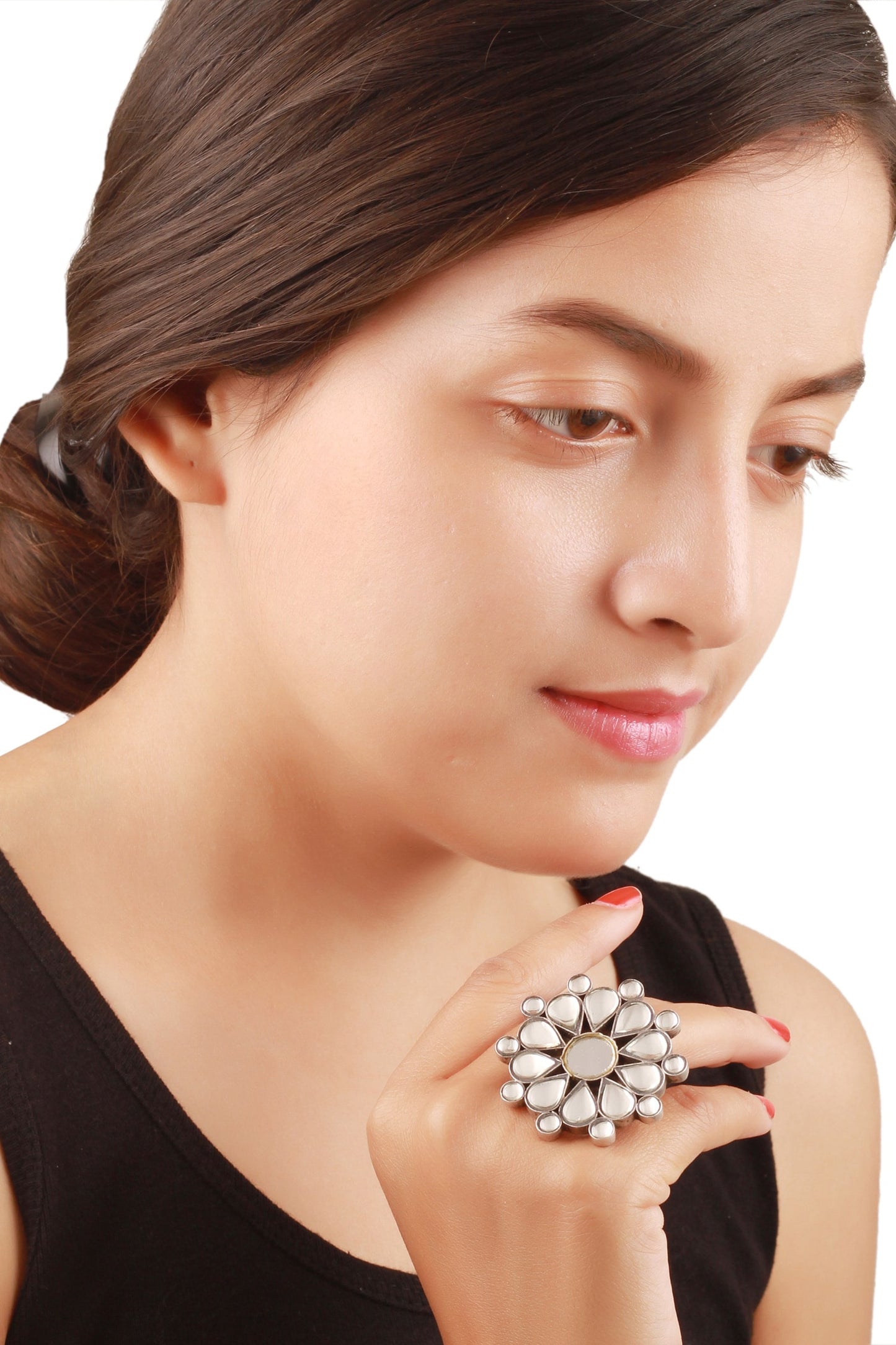 Handcrafted Floral Ring 