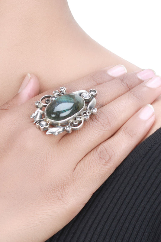 Handcrafted Stone Ring 