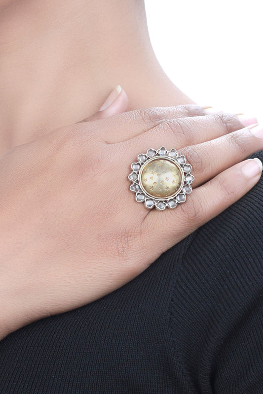 Handcrafted Floral Ring 