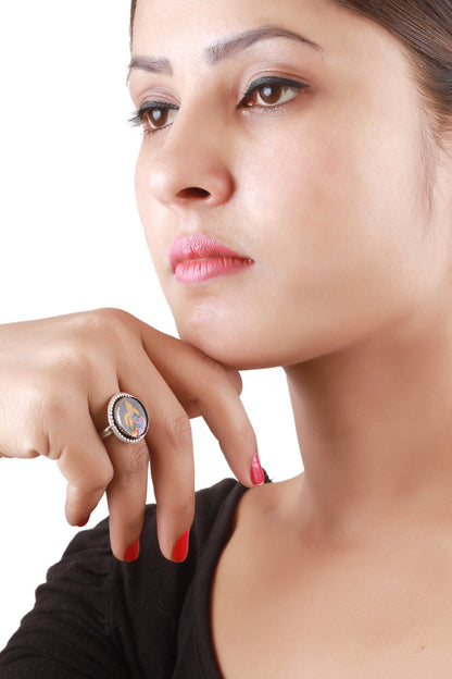 Hand Painted Ring 