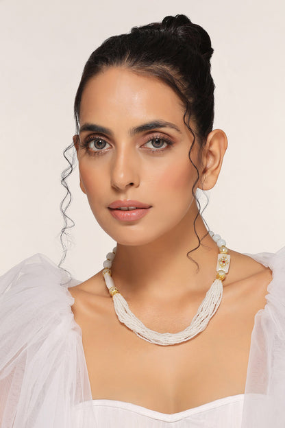 Multi Layered Pearl Necklace 