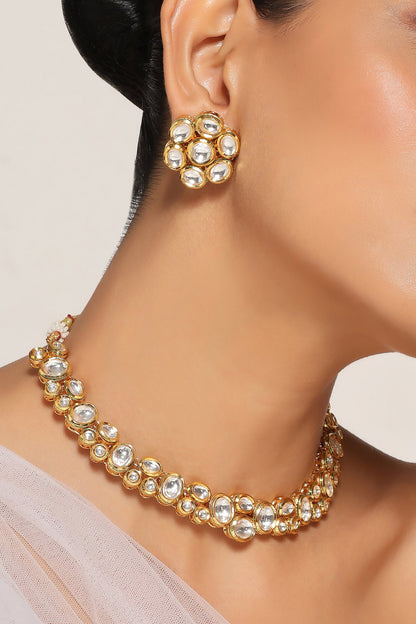 Kundan Embellished Choker Set 