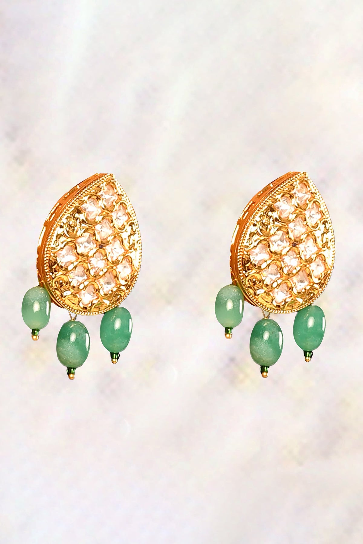Teardrop Kundan Choker Set 