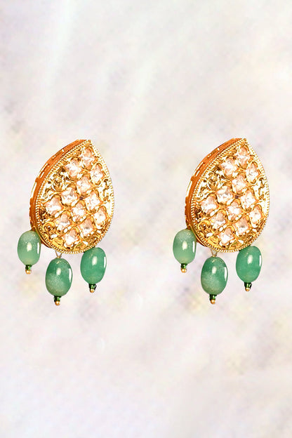 Teardrop Kundan Choker Set 