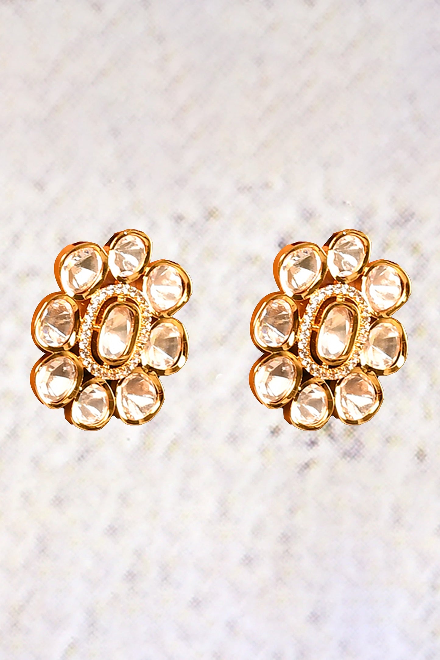 Kundan Polki Necklace Set 