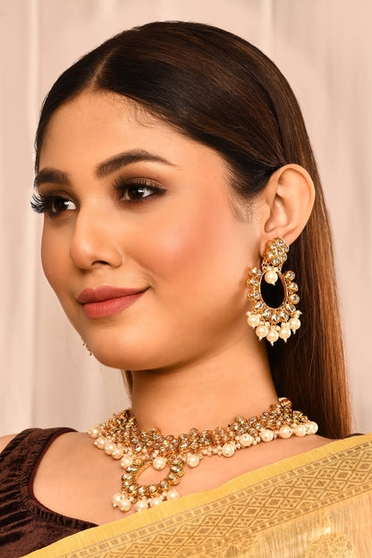 Floral Kundan Choker Set 