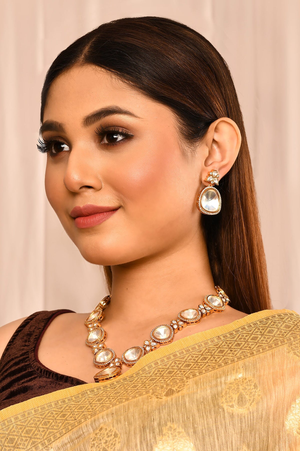 Kundan Necklace Set 