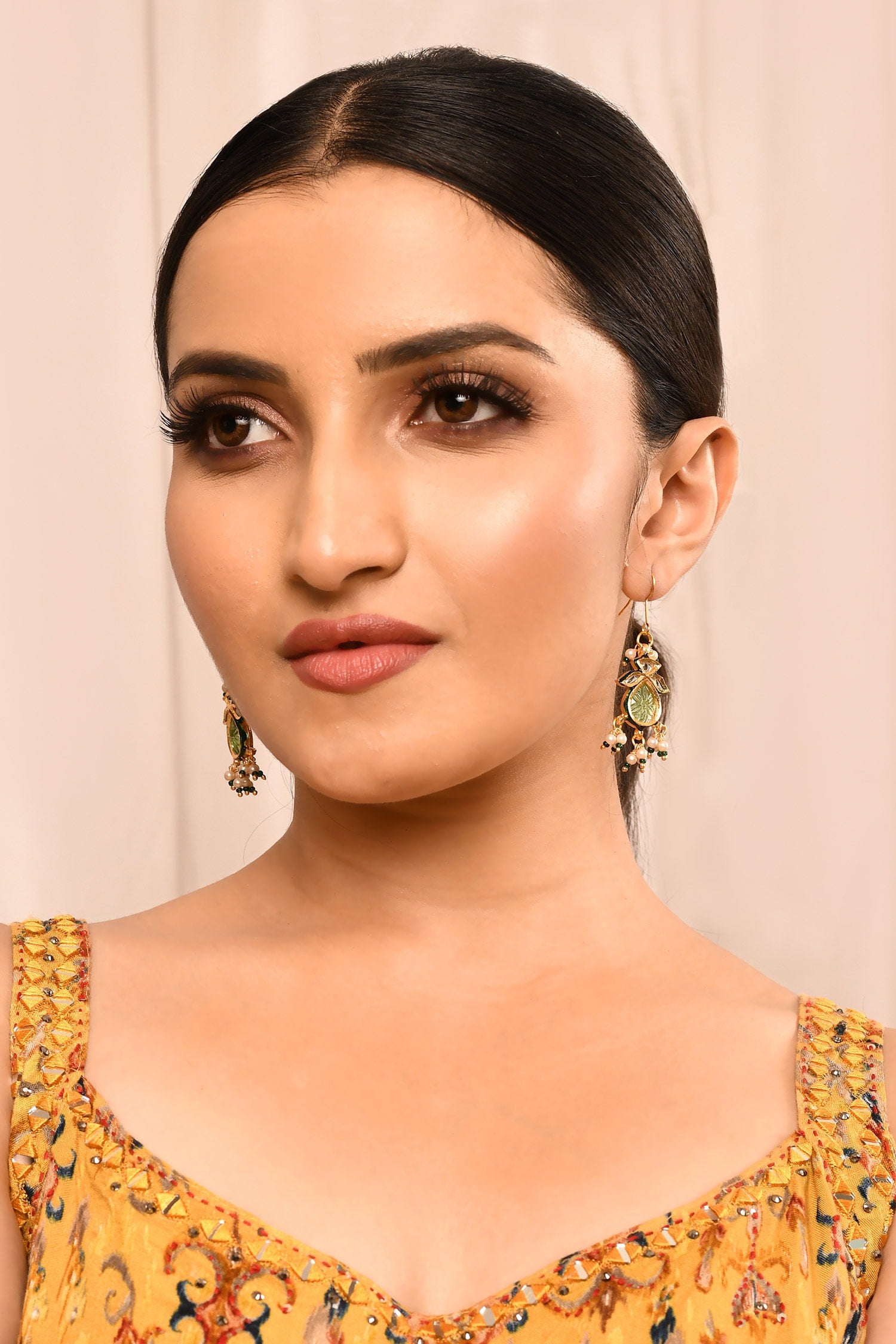 Pearl Drop Dangler Earrings 