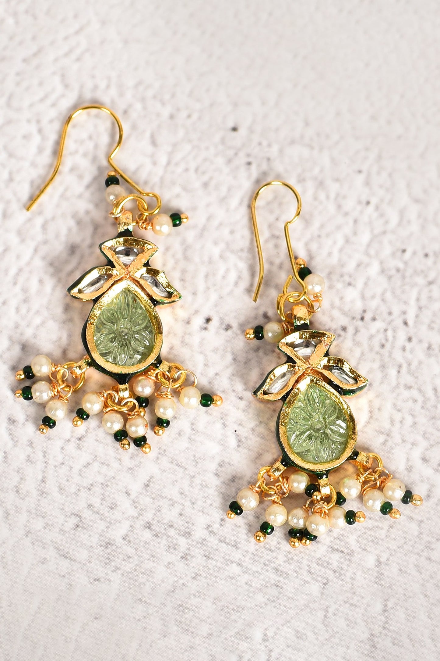 Pearl Drop Dangler Earrings 