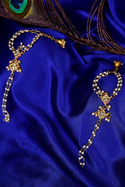 Kundan Embellished Haathphool Set of 2 