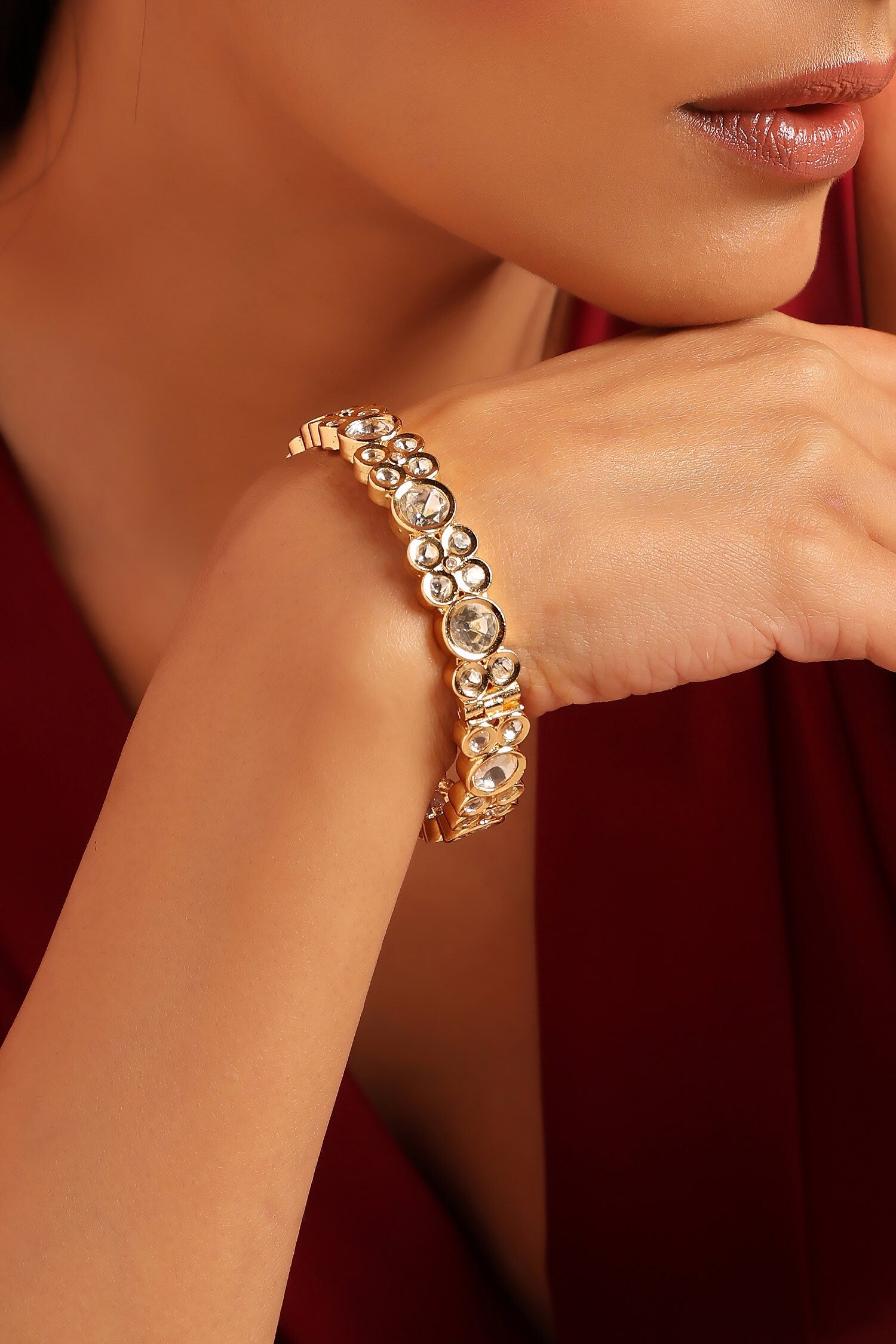 Circular Cut Work Pattern Kada 