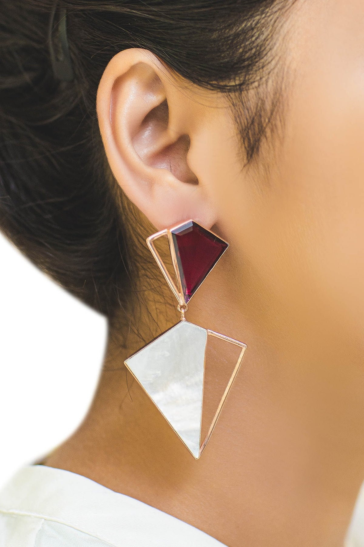 Geometric Stone Danglers 