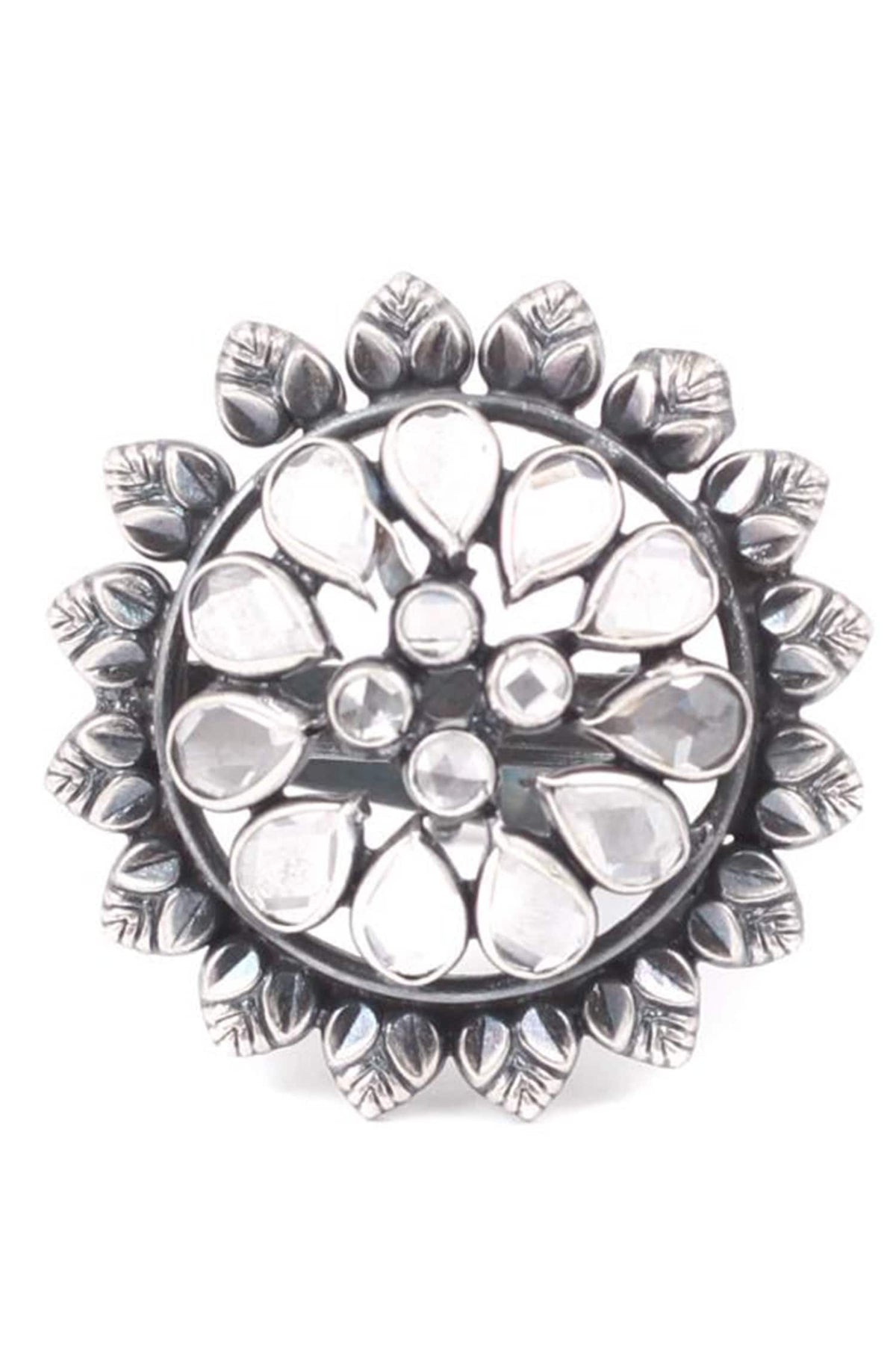 Floral Studded Ring 