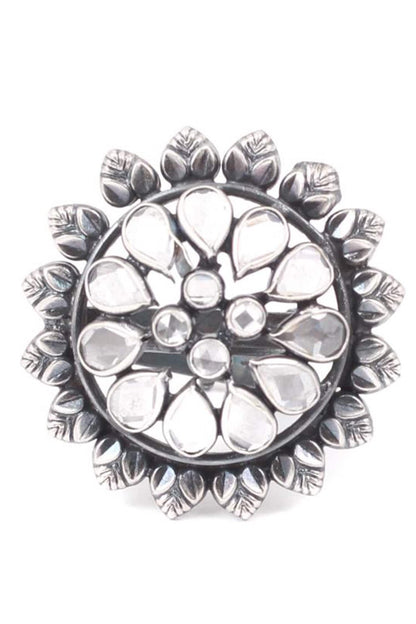Floral Studded Ring 