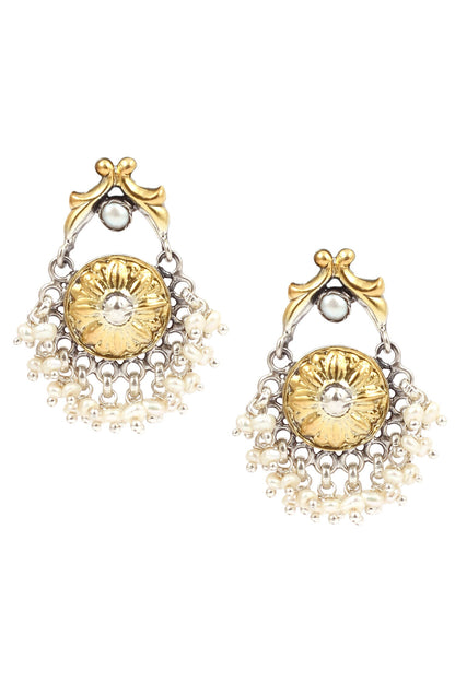 Floral Carved Earrings 
