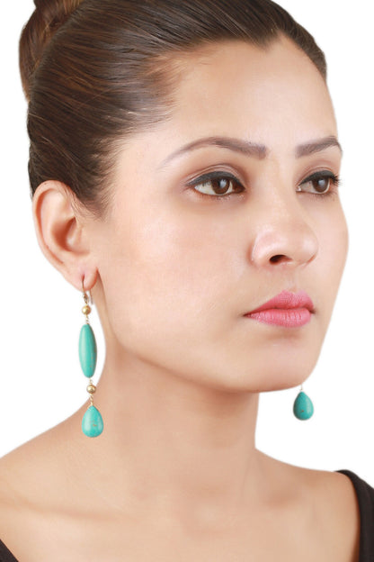 Stone Drop Earrings 