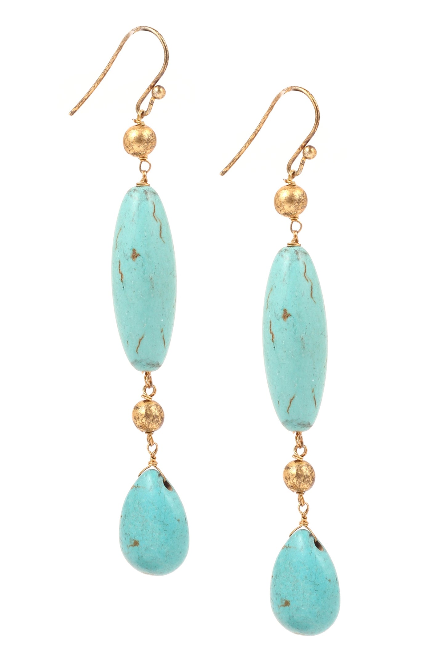 Stone Drop Earrings 